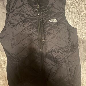 The North Face Black Quilted Vest